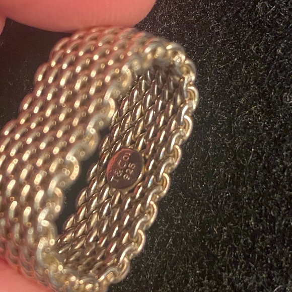 Tiffany & Co Silver Woven Ring - Picture 7 of 7